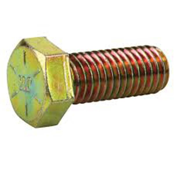 Hex Bolt Full Thread Yellow 01