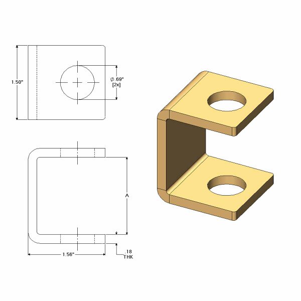 Runway Support Hanger Bracket 01