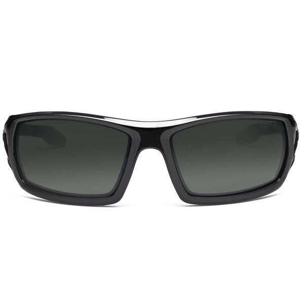 Ergodyne Skullerz Odin Safety Glasses, Black Frame, Smoke Lens