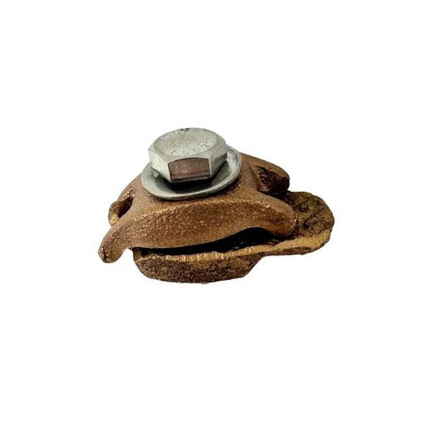 Flat Metal Connector Bronze 01