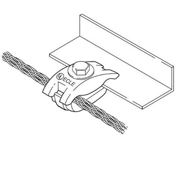 Flat Metal Connector Bronze 02