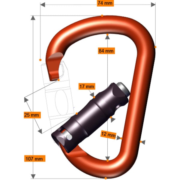 Pirate ORCALock Carabiner 01