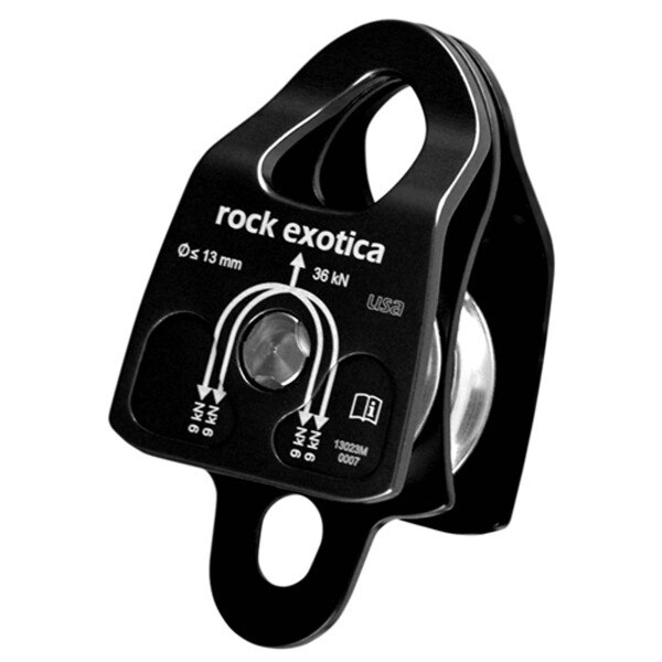 Machined Rescue Double Pulley 01
