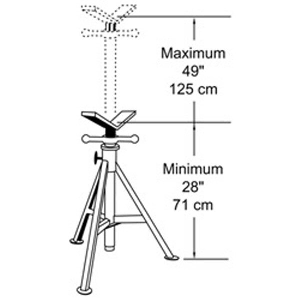 Sumner Hi FoldaJack w Roller H 01