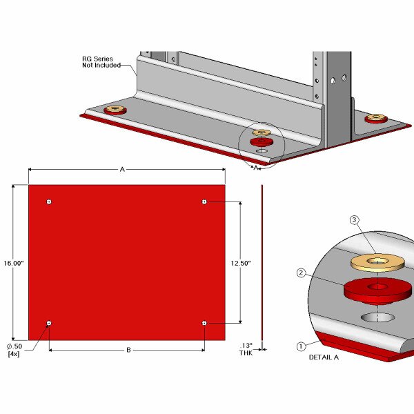 Equipment Rack Isolation Kit H 01