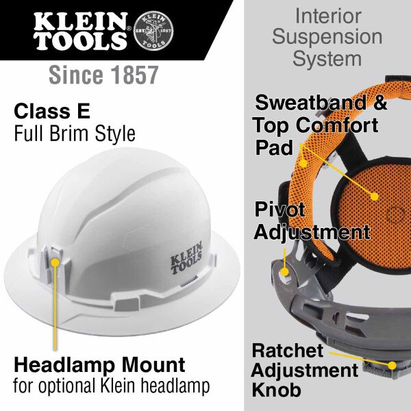 Klein Tools Hard Hat VGuard Wh 08