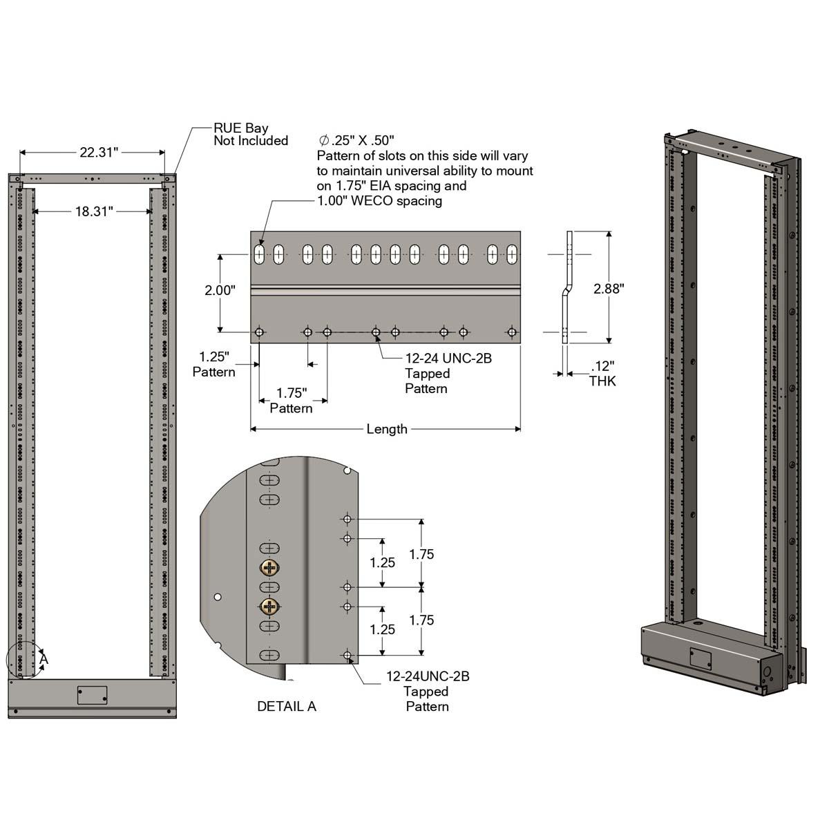 Rack Adapter 19