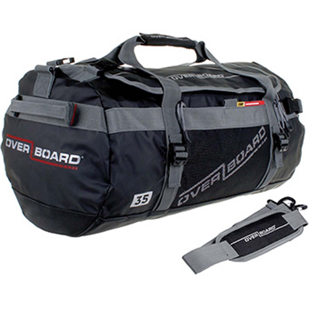 Overboard Water Resistant Adventure Duffel 60L Black ASK Tower Supply