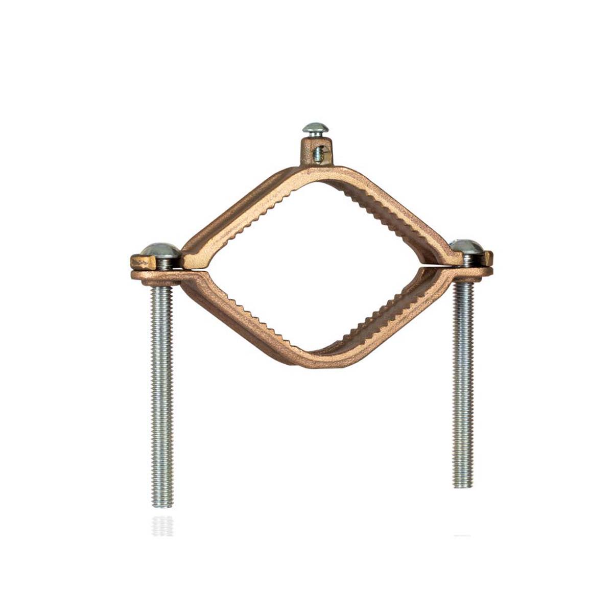 Bronze Grounding Clamp CWP2J C-22 10-2 Wire 1-1/4"-2" Water Pipe BF 1-1/2-21/8 