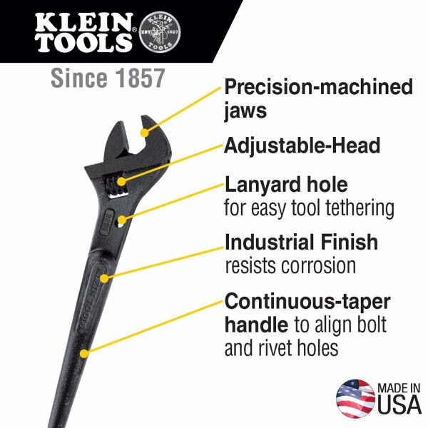 Klein Adjustable Spud Wrench 06