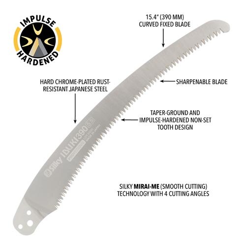ibuki　0308 Silky Ibuki 390 mm Hand Saw | ASK Tower Supply