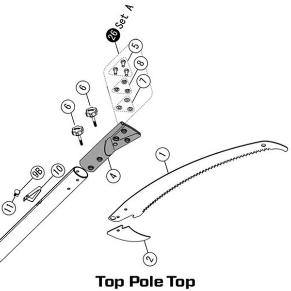 Silky Hayate Polesaw Replaceme 04