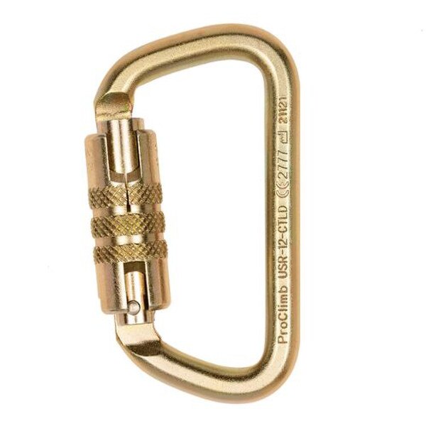 ANSICSA Small Steel Carabiner 01