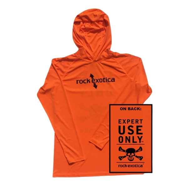 rockHooded Tee Orange Hooded S 01