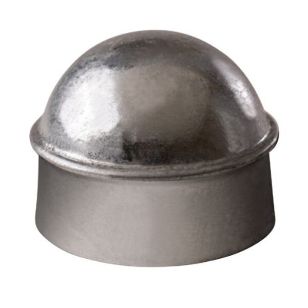 galvanized pipe cap 3.5in.